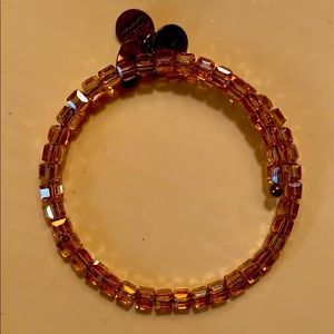 Gently used, ALEX AND ANI -Lt Peach Bead Bracelet